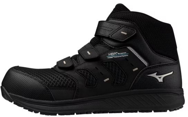 美津濃mizuno FIT WU 21H防水輕量工作鞋 塑鋼鞋頭安全防護 護趾防滑