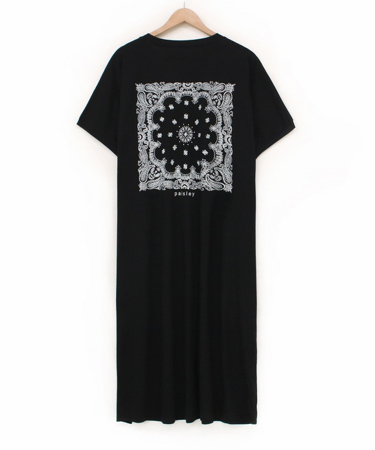 [퀸비샵] 반다나 롱롱 원피스 // 여름 면 롱 원피스 빅사이즈 빅사이즈원피스 빅사이즈쇼핑몰 반팔원피스