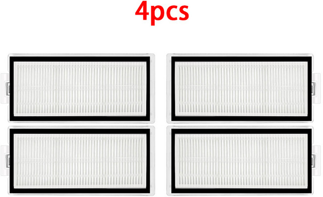 Roborock T8 Q7 MAX/Q7 MAX+ Q5 Pro Q8 MAX Q5 Pro+ Q8 MAX+ 로봇 청소기용 HEPA 필터, 4개