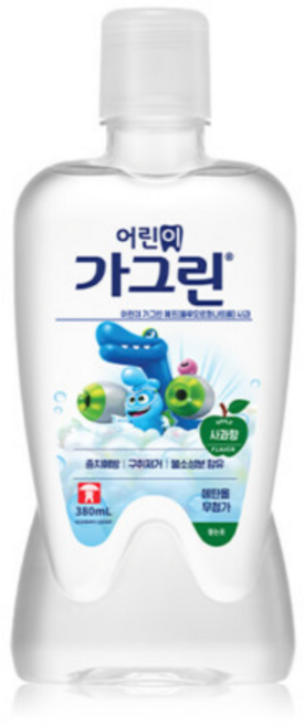 어린이가그린 사과맛 어린이가글 아이입냄새 380ml