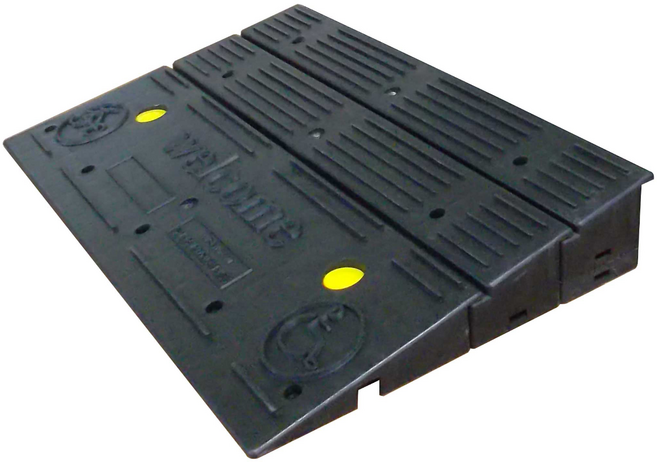 높이 9cm 자동차 휠체어 겸용 경사로 차량진입판 블럭업 3단 카업 90, 블랙(PE), 1개