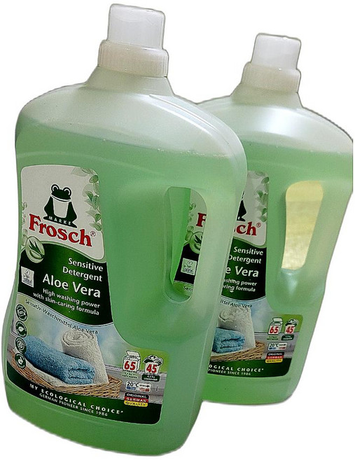 고농축 친환경 액체 알로에베라 세탁세제 의류세제 가죽크리너 독일 코스트코 액상 생활용품 6000ml 1개, 6L