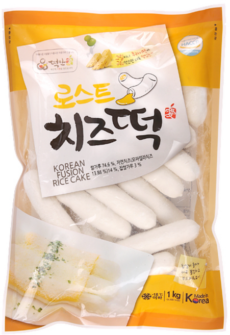 떡안애 로스트 치즈떡, 1kg, 7개