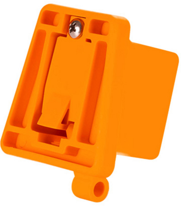 자전거 프론트 캐리어 어댑터 블록 브롬톤 접이식 자전거용 사이클링 프론트 캐리어 블록 마운트 액세서리 포함, 주황색, 1개