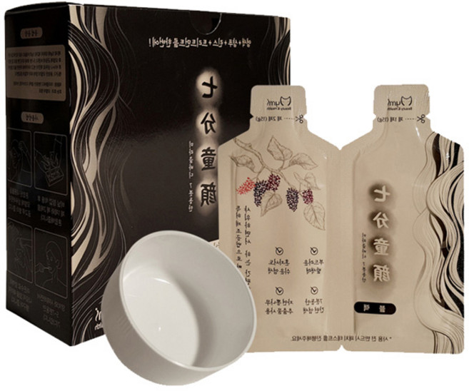 미라클바디 7분동안 새치전용 염모제, 다크브라운, 1개