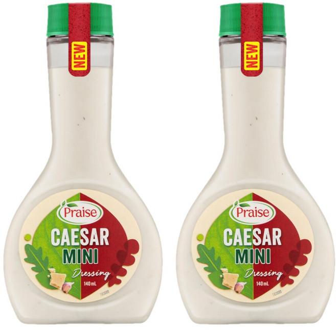 호주 프라이즈 미니 시저 드레싱 소스 Praise Mini Caesar Dressing, 2개, 140ml