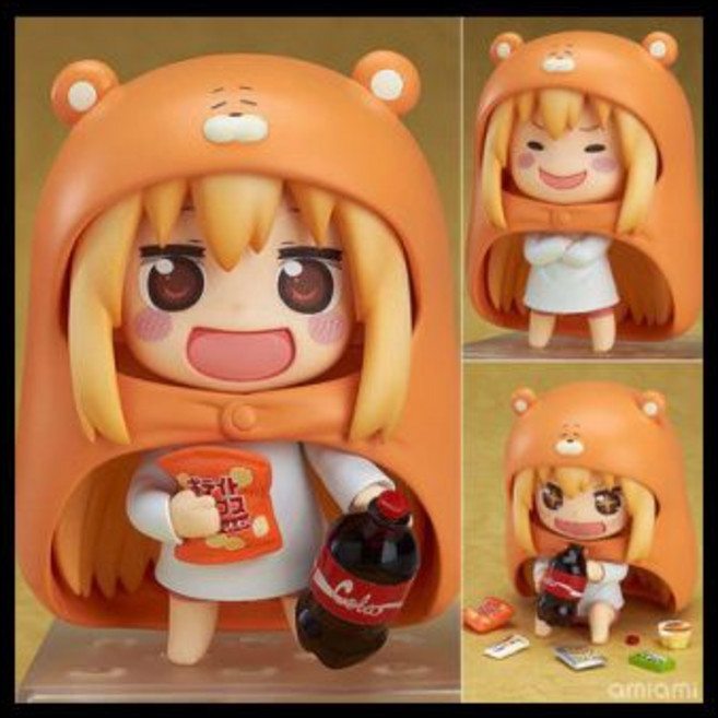 干物妹小埋 土間埋 Q版可動換臉公仔, 1個, Q版粘土 干物妹小埋 土間埋 524# 小埋 可動 換臉公仔