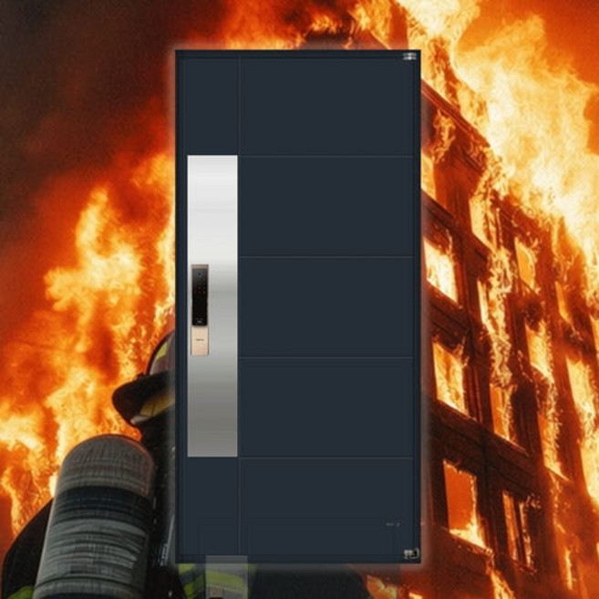 1등급 단열 국민방화문 도어 갑종 아파트 현관 결로방지 비차열 60분+ 강제개방 비규격(배송메시지에 사이즈기재요함)/당기는문-우측손잡이(좌힌지), 1개