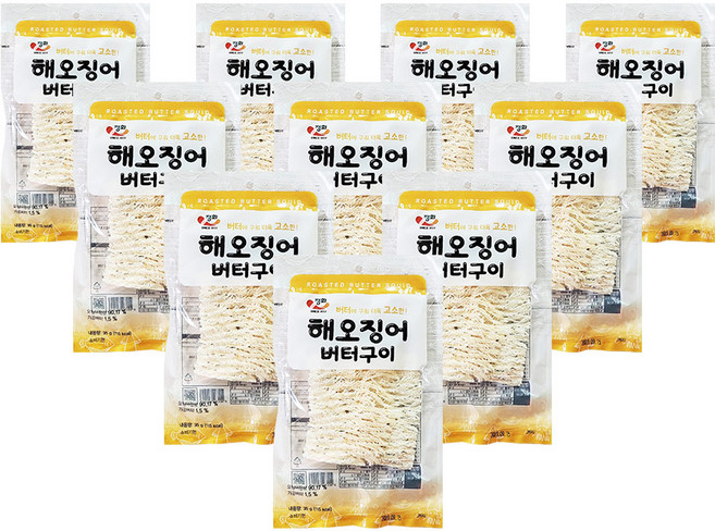 정화식품 해오징어버터구이 35g 10입, 10개