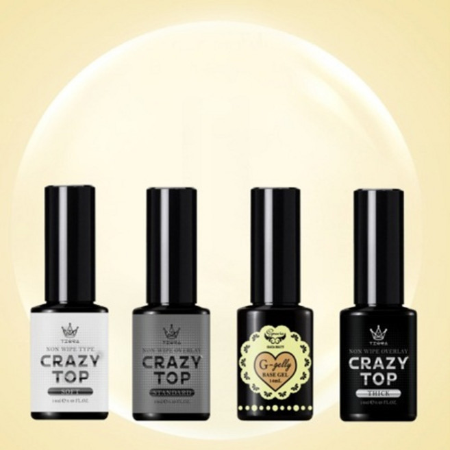 TIARA 논와이프 크레이지 오버레이 탑 젤, 14ml, 1개