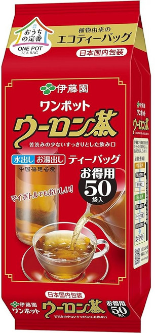 이토엔 일본 우롱차 티백, 4g, 50개입, 1개