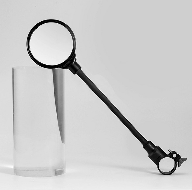 J157 자전거 자바라 백미러 (자전거 거울/미러) (1P), 블랙(1P), 1개