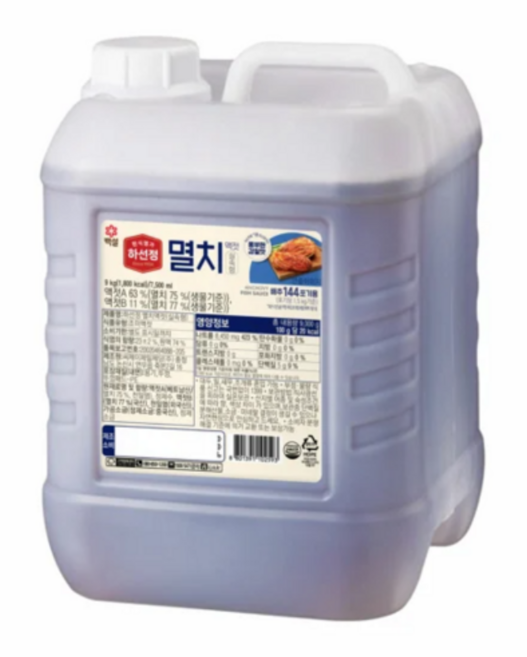 CJ제일제당 하선정 멸치 액젓 알뜰형, 9kg, 1개