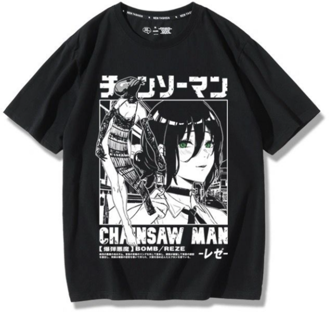 체인소맨 레제 반팔 티셔츠 영화 개봉