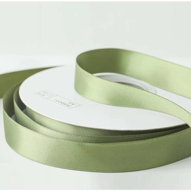 공단리본끈 선물포장리본 꽃집리본 케이크집리본 DIY리본 100Y, 15mm, 520