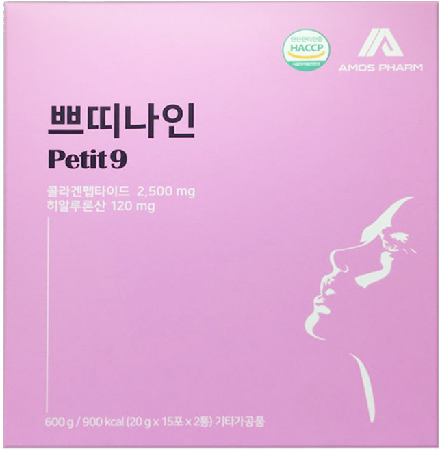 아모스팜 쁘띠나인 베리솔 콜라겐 젤리 30포, 1박스, 600g