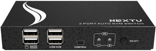 넥스트유 NEXT-612VC-KVM 2:1 USB VGA KVM스위치, 1개