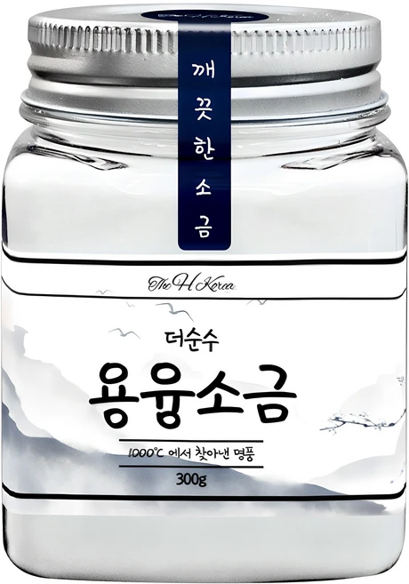 더순수 용융소금 미네랄소금 불순물 제로, 1개, 300g - 쿠팡