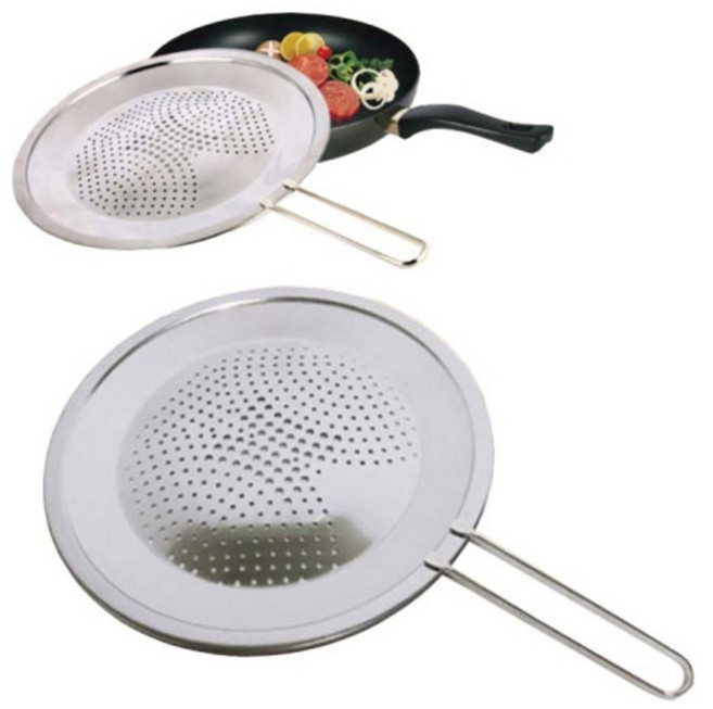 키친아트 후라이팬덮개 냄비뚜껑/멀티커버 기름방지망, 1개