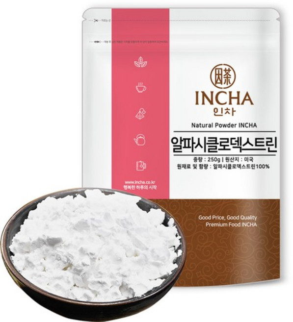 알파CD 알파시클로덱스트린 분말 가루 250g, 1개