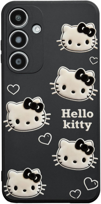 예쁜 블랙 헬로키티 과자 실리콘 케이스