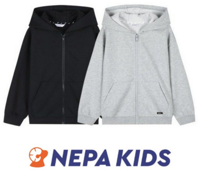 [백화점 매장판] 네파 키즈 기본 후드집업 후디 에센셜 남아옷 여아옷 봄 가을 간절기 후드짚업 집업셔츠 잠바 점퍼 자켓 아우터