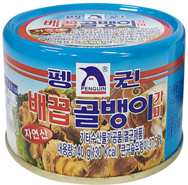 펭귄 배꼽골뱅이, 140g, 1개