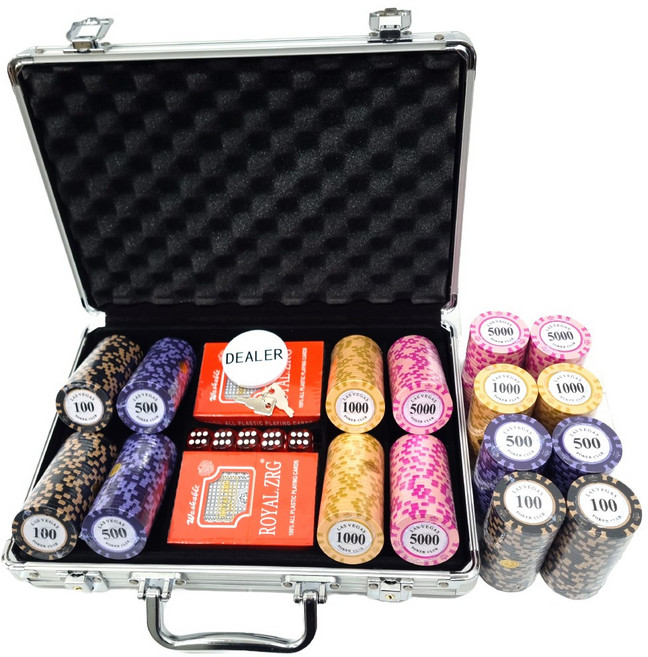 영라이즌 국제규격 마카오 카지노칩 포커칩 하드케이스 세트, 숫자칩 200P 하드케이스세트+사은품, 1개