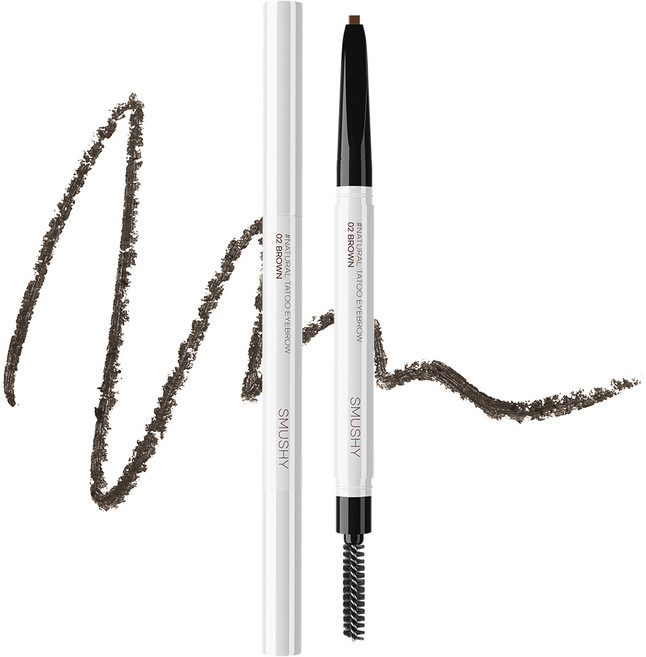록키스 스머시 네츄럴 타투 아이브로우, 1개, 02 브라운
