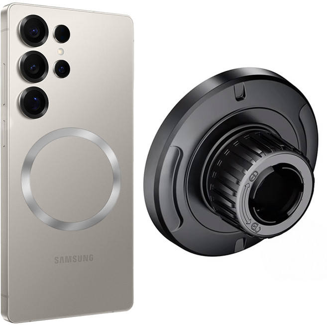 CD링 맥세이프 볼 헤드 스마트폰 태블릿 차량용 거치대 교체용, 블랙, 1개