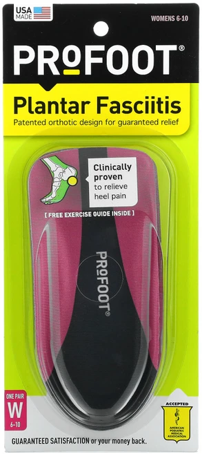 Profoot Plantar Fasciitis Women 6-10 1 Pair 2팩, 1개 - 쿠팡