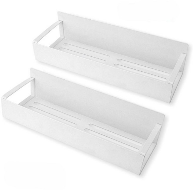 오디너리스탠다드 초강력 자석선반 대형, 대형 자석선반 모던 화이트 1+1, 2개, 모던화이트