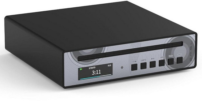 SMSL PL100PRO CD 플레이어 2X CS43131 DAC 칩 헤드폰 앰프 홈 MQA 디코딩 프리앰프 전송 RCA/XLR/3.5mm/4.4mm 헤드폰/광학/동축 출력 리, 블랙