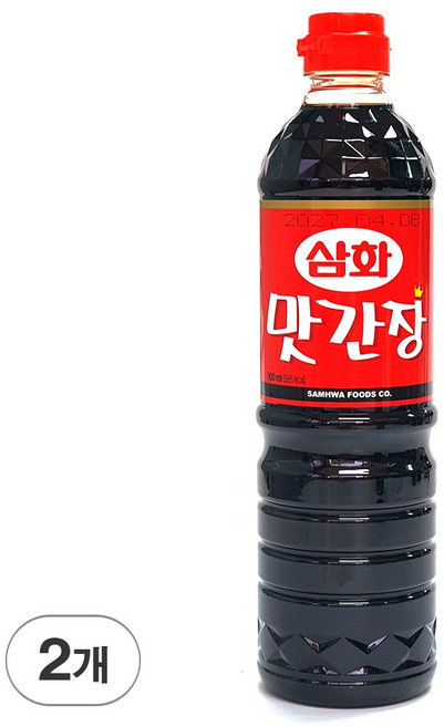삼화식품 맛간장, 900ml, 2개