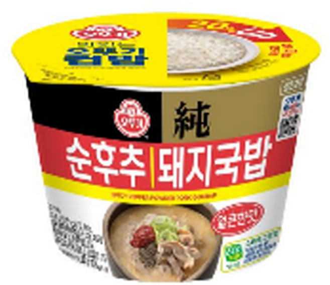 오뚜기 컵밥 얼큰 순후추 돼지국밥, 6개, 311.5g