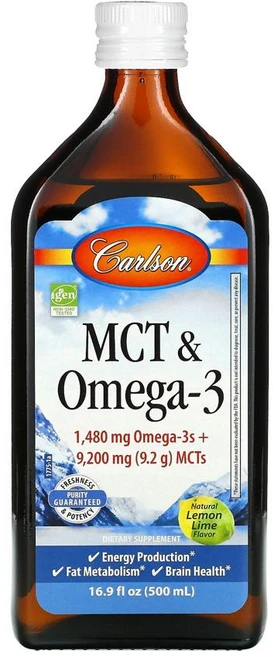 칼슨랩스 노르웨이 MCT 오메가3 1480mg 액체 500ml EPA DHA 함유, 1개 - 쿠팡