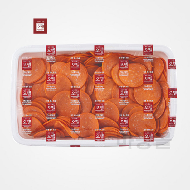 오뗄 피자 페파로니 트레이 1kg 냉장, 1개