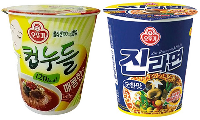 오뚜기 소컵 컵누들 매콤한맛x12컵+진라면 순한맛x12컵, 24개