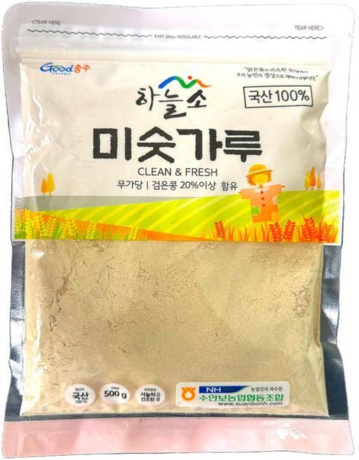 [농협] 수안보농협 100% 국산 미숫가루, 1개, 500g