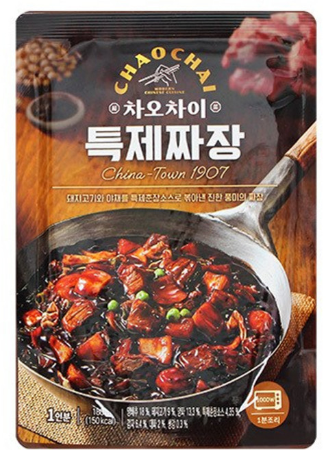 차오차이 130직화간짜장 외 4종/즉석짜장/SPJKE, 180g, 1개
