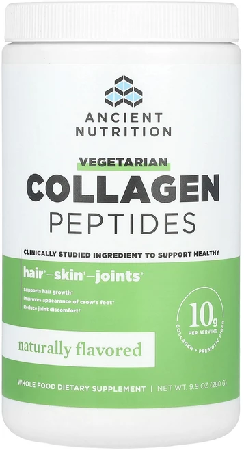 Ancient Nutrition 식물성 콜라겐 펩타이드 천연 향료 280g(9.9oz) Nutrition (에인션트 뉴트리션), ATN02602, 280g, 1개 - 쿠팡