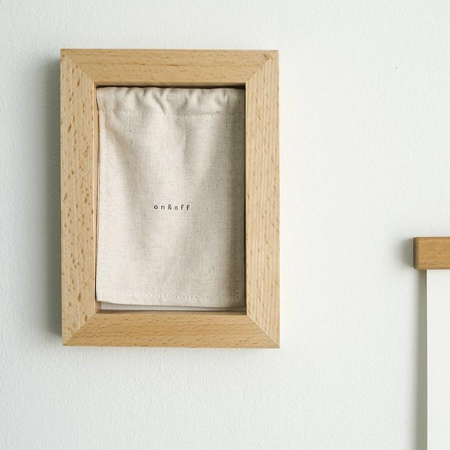 케이트가든 우드 스위치 가리개 콘센트 패브릭 커버, 온앤오프+너도밤나무