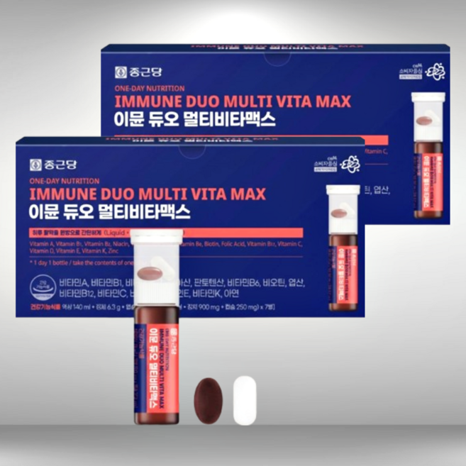 종근당 이뮨 듀오 멀티비타맥스 14병, 2개, 7회분