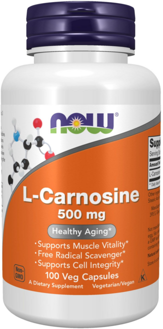 나우푸드 L-카르노신 500mg 베지 캡슐 비건, 100정, 1개