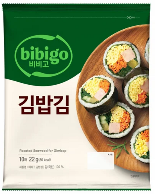 비비고 김밥 김 20g(10매) (DR market), 20g, 5개