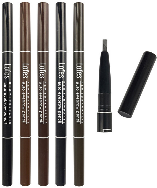 양면 오토 아이브로우 펜슬 눈섭펜슬 1입 (색상선택), 흑갈색, 1개