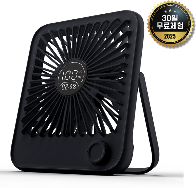 Amlition BLDC 무소음 무선 접이식 휴대용 미니 탁상용 선풍기 DH03, 블랙, SK102 탁상용 선풍기