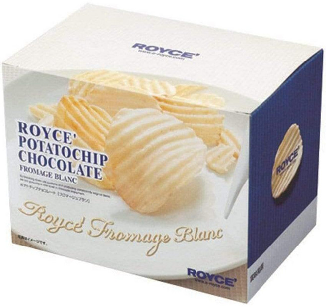 Royce Potato Chip Chocolate Fromage Blanc 로이스 초콜릿 포테이토칩 후로마쥬 블랑 4팩, 4개