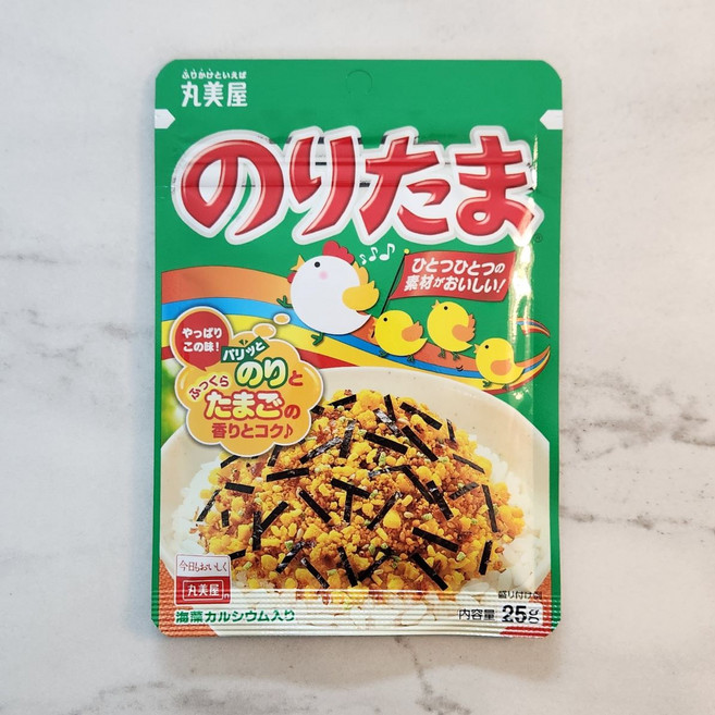 마루미야 노리타마 후리카케 계란맛 후레이크 김가루, 25g, 3개