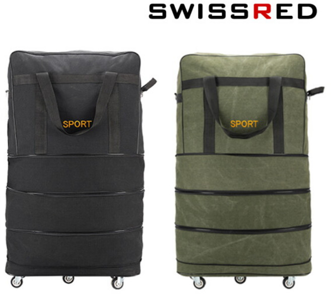 [스위스레드] 2컬러 대용량 3단 유학 대형 이민가방 TSM-1404